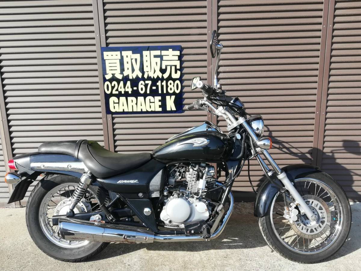 エリミネーター125(BA125A) エンジン始動確認！ 過走行距離車につき安く出します！ ベース車・部品取車！ 福島発！　 _画像2