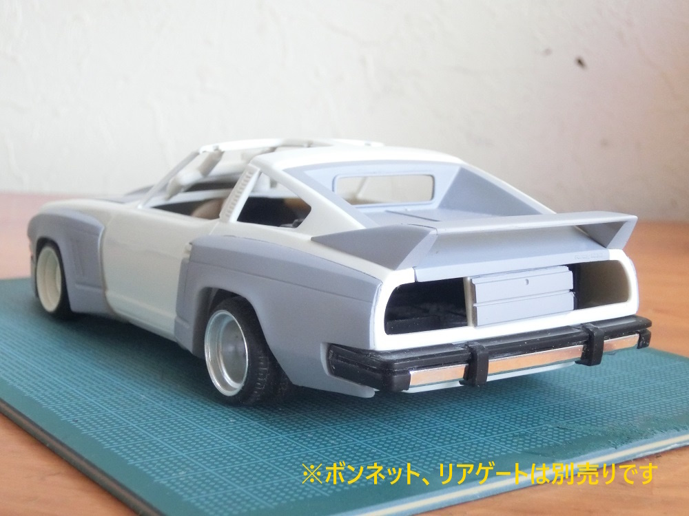 1/24 オリジナル タミヤ S130 280ZX ブリスターキット 旧車 族車 街道レーサー フェアレディZ KAMINARI 死喰魔 トランスキット レジン_画像2