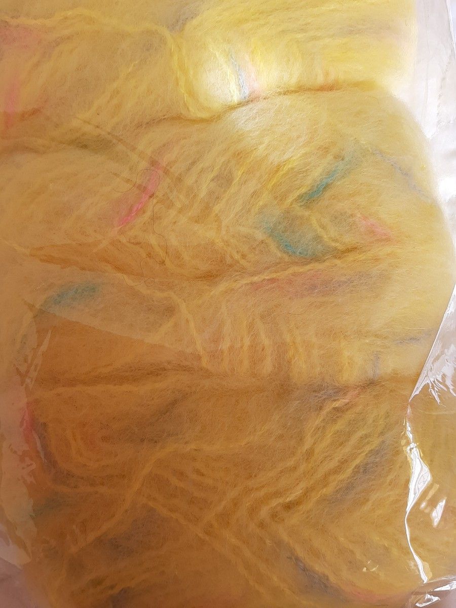 モヘア 毛糸、200g、アルパカ自然毛