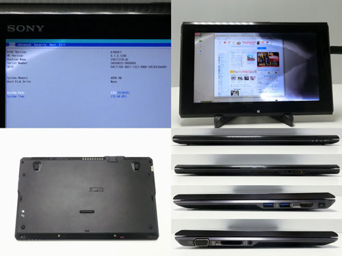 [SONY]VAIO DUO11 SVD112A12N /Intel Core i5-3317U 1.70GHz / 4GB / 11,6~ touch panel / { junk treatment }