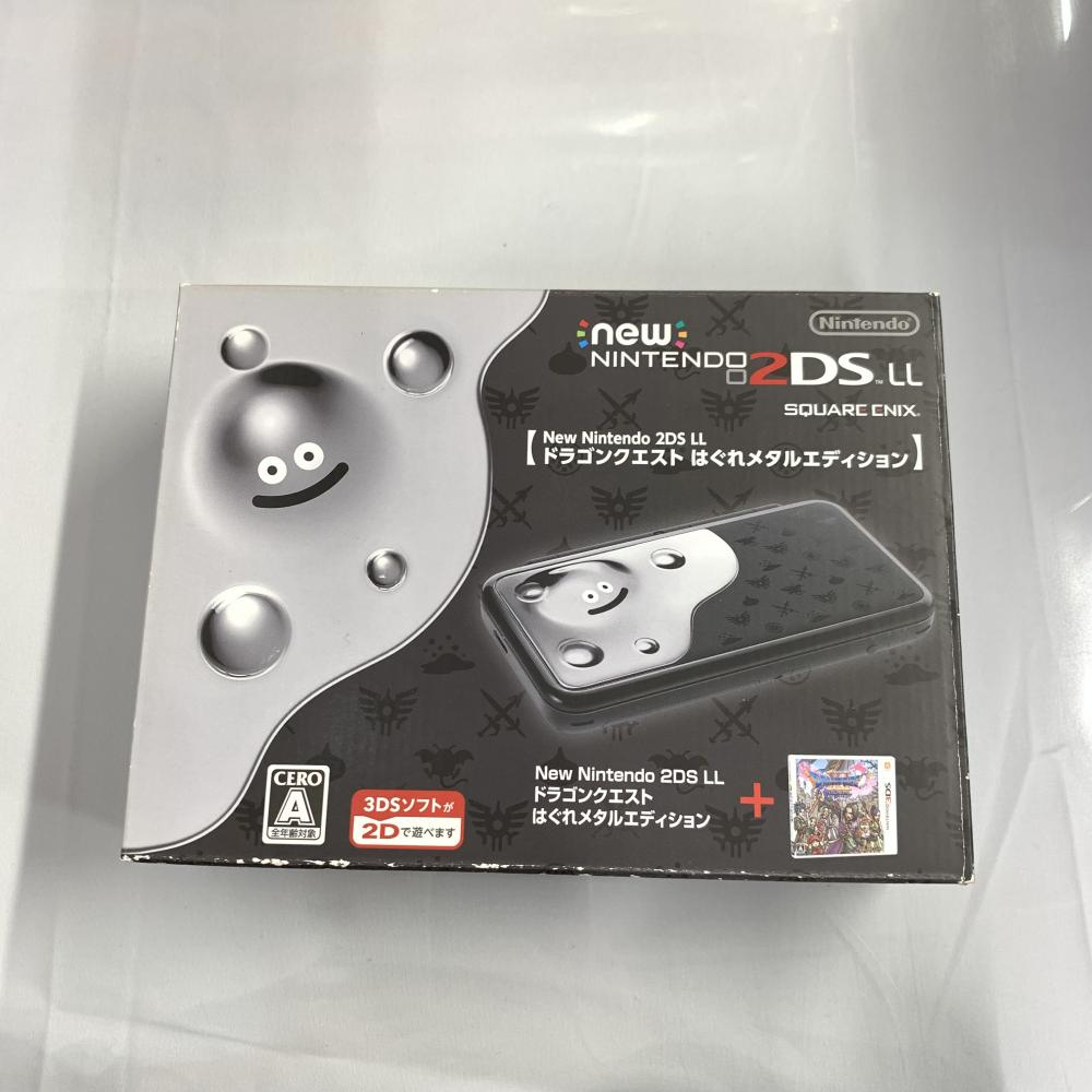 【中古】本体）Newニンテンドー2DS LL ドラゴンクエスト はぐれメタルエディション[240091342667]