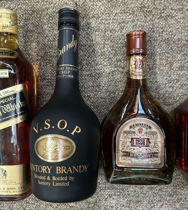 【F241】古酒 アルコール飲料 まとめ Hennessy X・O SUNTORY OLD PARR ウイスキー ブランデー 等 現状品_画像7