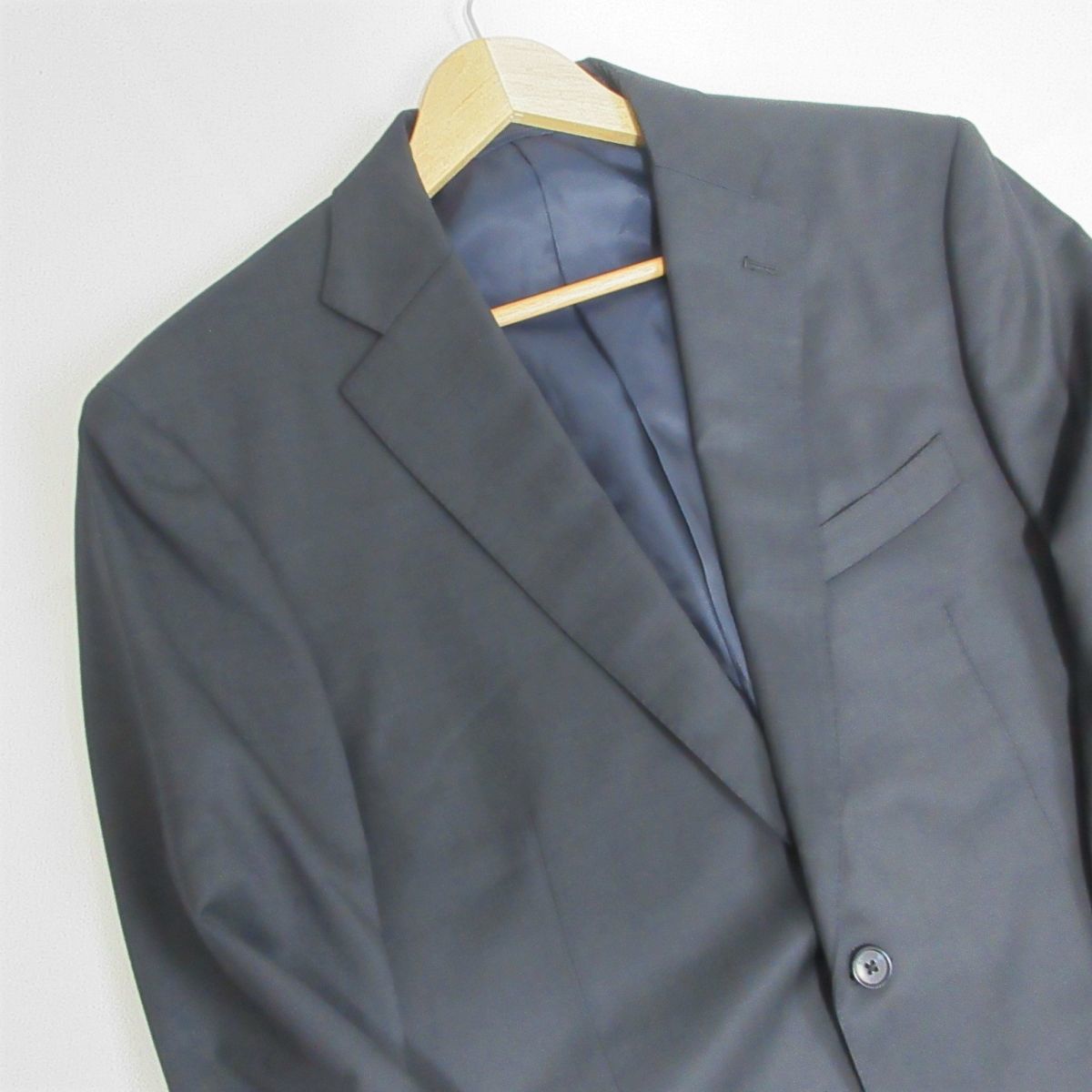 未使用品 THE SUIT COMPANY ザスーツカンパニー スーツ セットアップ テーラードジャケット スラックス パンツ 180cm-2Drop 濃紺 1202_画像3