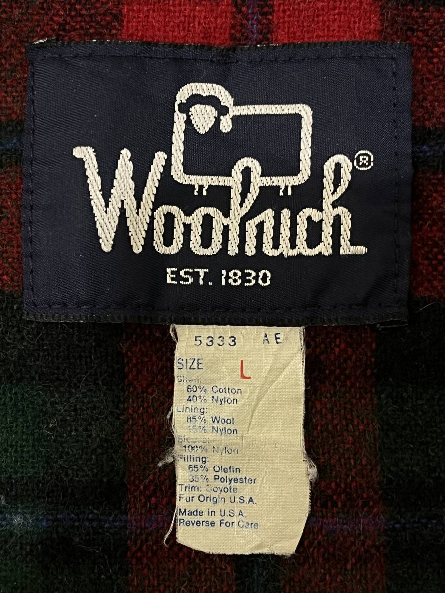 80年代【Woolrich】ウールリッチ USA製 ビンテージ アウトドア 80年代【Woolrich】ウールリッチ USA製 ビンテージ アウトドア