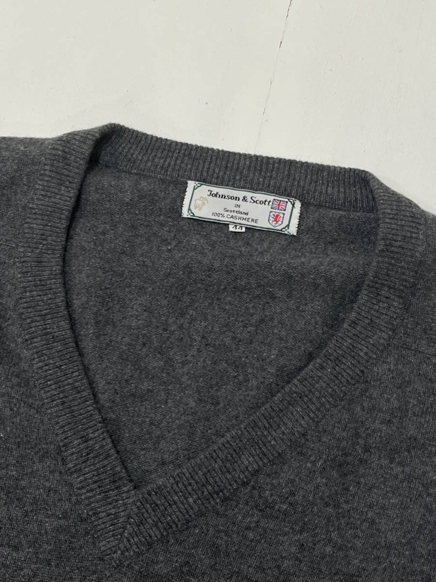 Johnson&Scott】ジョンソンアンドスコット カシミヤ100 Johnson&Scott】ジョンソンアンドスコット カシミヤ100