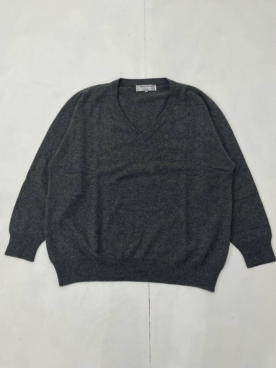 Johnson&Scott】ジョンソンアンドスコット カシミヤ100 Johnson&Scott】ジョンソンアンドスコット カシミヤ100