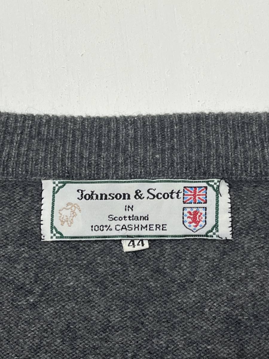 Johnson&Scott】ジョンソンアンドスコット カシミヤ100 Johnson&Scott】ジョンソンアンドスコット カシミヤ100