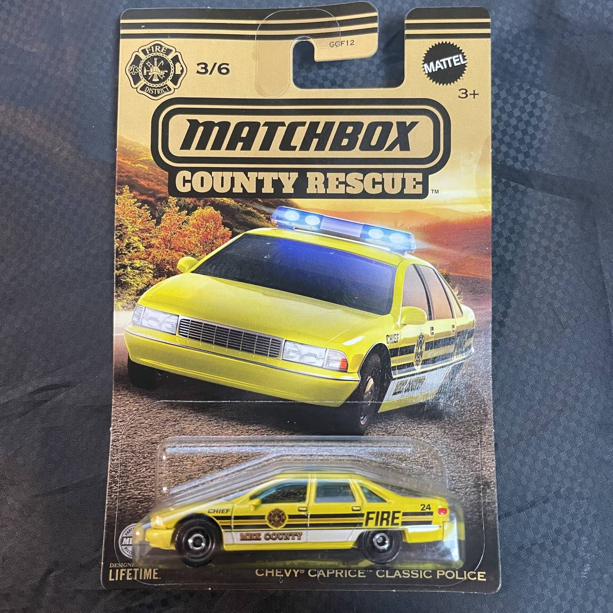 マッチボックス MATCHBOX 【COUNTY RESCUE】CHEVY CAPRICE CLASSIC POLICE レスキュー_画像1