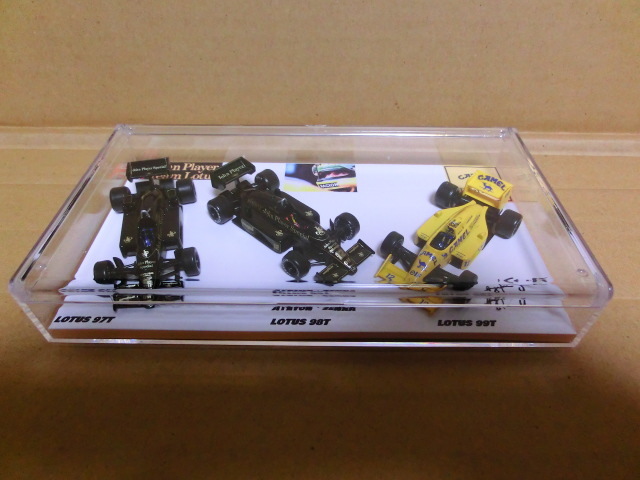 ★サークルK F1 1/64ロータス97T 98T 99T セナ ３台 タバコ仕様 F1 ケース付きの画像1