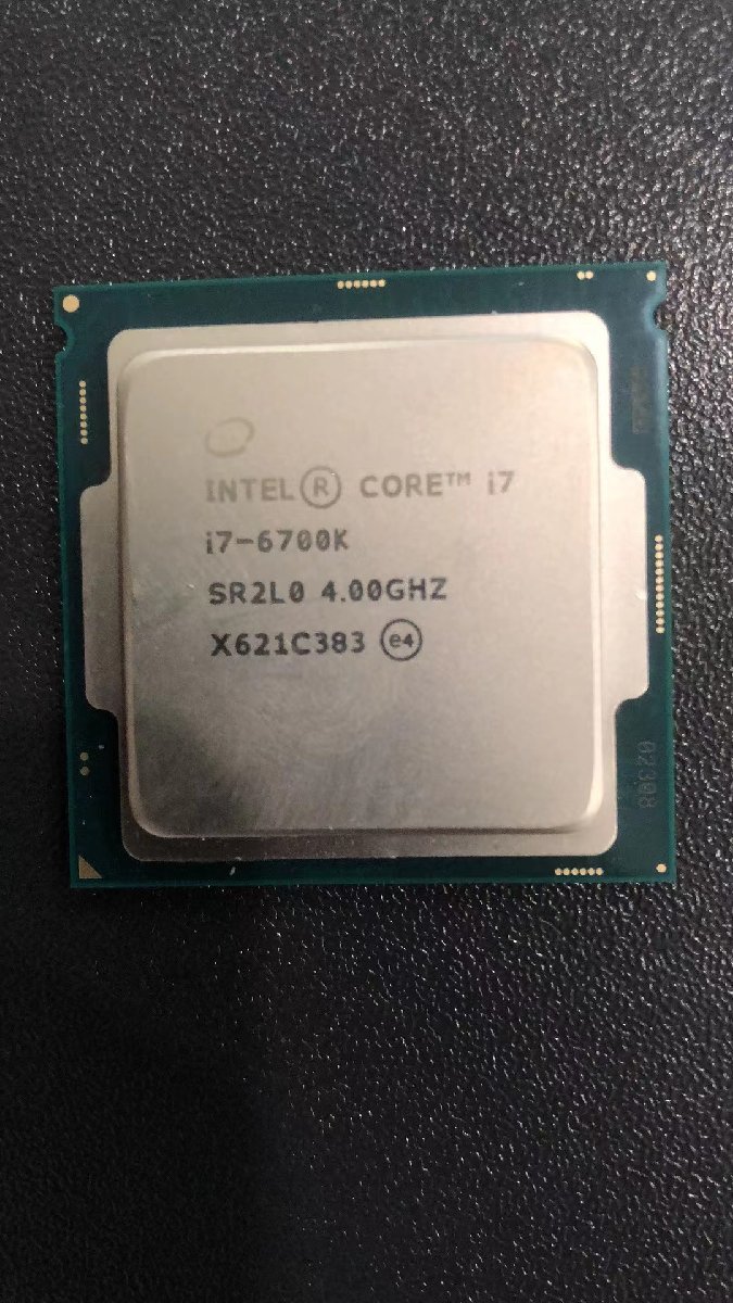 CPU インテル Intel Core I7-6700K プロセッサー 中古 動作未確認 ジャンク品 -8923_画像1