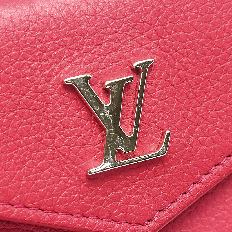 ルイヴィトン Louis Vuitton LV ポルトフォイユ・ロックミニ トリヨンレザー ピンク系_画像4