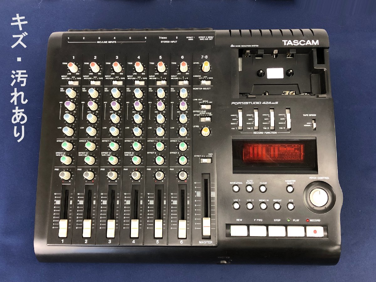 ★ジャンク品★マルチトラックレコーダー PortaStudio 424 mkIII TASCAM_画像2