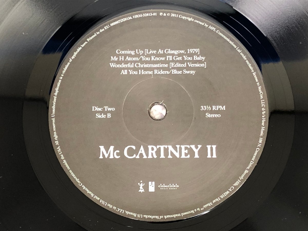 ★中古品★LPレコード PAUL MCCARTNEY MCCARTNEY II HRM-32813-01_画像6