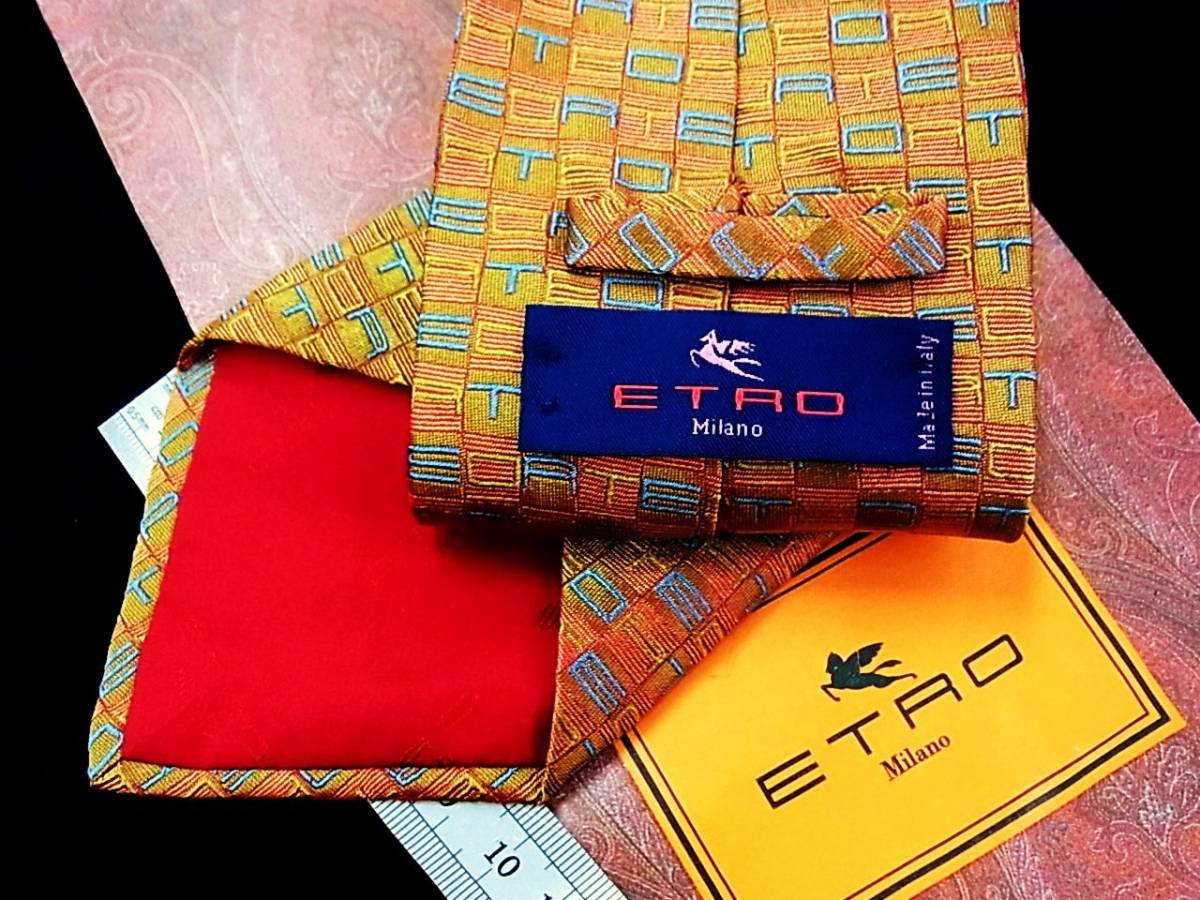 *:.*:[ new goods N]8116 [ETRO] Etro [ total Logo ] necktie 
