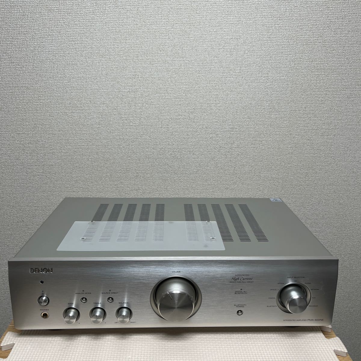 展示品 デノン Denon プリメインアンプ シルバー PMA-600NESP [ハイレゾ対応 /DAC機能対応]_画像2