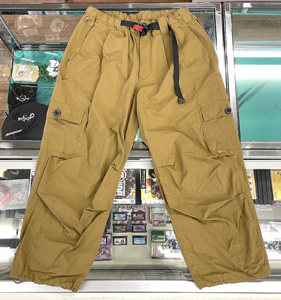 TIGHTBOOTH FW22-B03 HUNTING CARGO PANTS Brown M ツイル バギーパンツ TBPR タイトブース ハンティングカーゴパンツ ブラウン