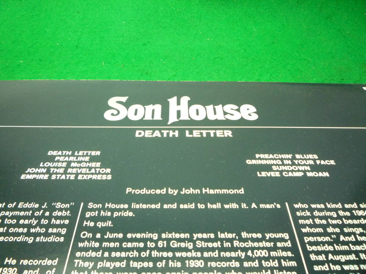 ♪送料込/USED/DEATH LETTER(デスレター) Son House(サンハウス) /デルタブルース/ブルースレコード♪ _画像3