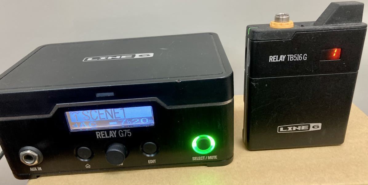 Line 6 Relay G75 ベース、ギター用ワイヤレス 2.4GHz 16ch_画像1