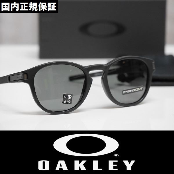 【新品】正規品 OAKLEY LATCH サングラス プリズムレンズ OO9349-1953 Matte Black/Prizm Grey アジアンフィット_画像1