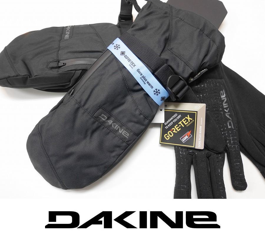 【新品】24 DAKINE TITAN GORE-TEX MITT - BLACK - Mサイズ 正規品 ミトン グローブ ゴアテックス インナーグローブ付き スノーボード