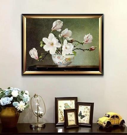  strongly recommendation * [ flower ] oil painting oil painting picture 60*40cm