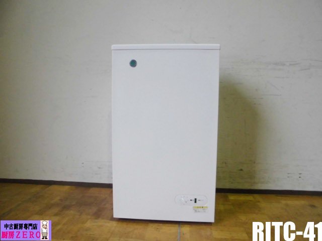 中古厨房 RIT JCM ジェーシーエム 業務用 冷凍ストッカー RITC-41 100V 41L 冷凍庫 フリーザー スライド扉 W495×D320×H855mm 2021年製