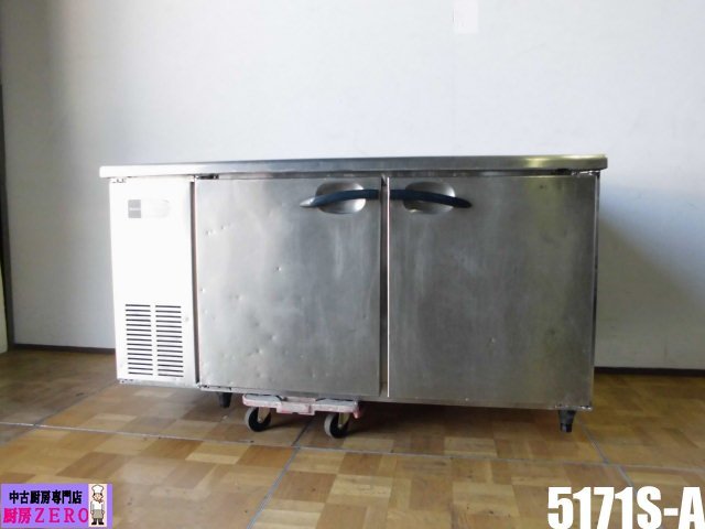 中古厨房 ダイワ 大和冷機 業務用 台下 冷凍冷蔵庫 5171S-A 100V 冷凍205L 冷蔵211L 1凍1蔵 コールドテーブル 庫内灯 2018年製
