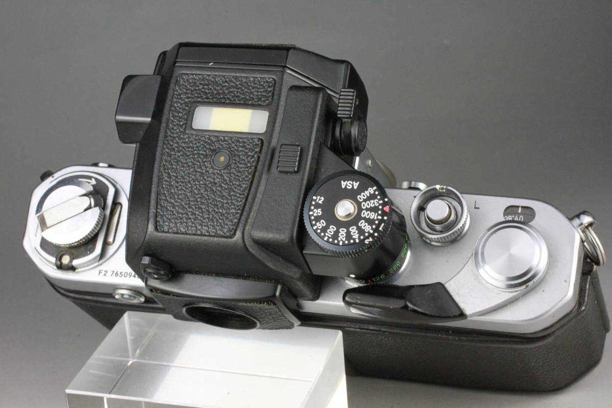 露出計動作品 Nikon F2 フォトミック シルバー SB DP-3 ニコン ボディ MF 一眼レフ フィルムカメラ #328_画像3
