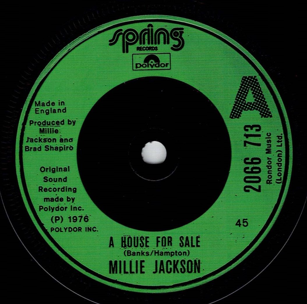 R&B、ソウル Millie Jackson / A House For Sale (UK Spring)