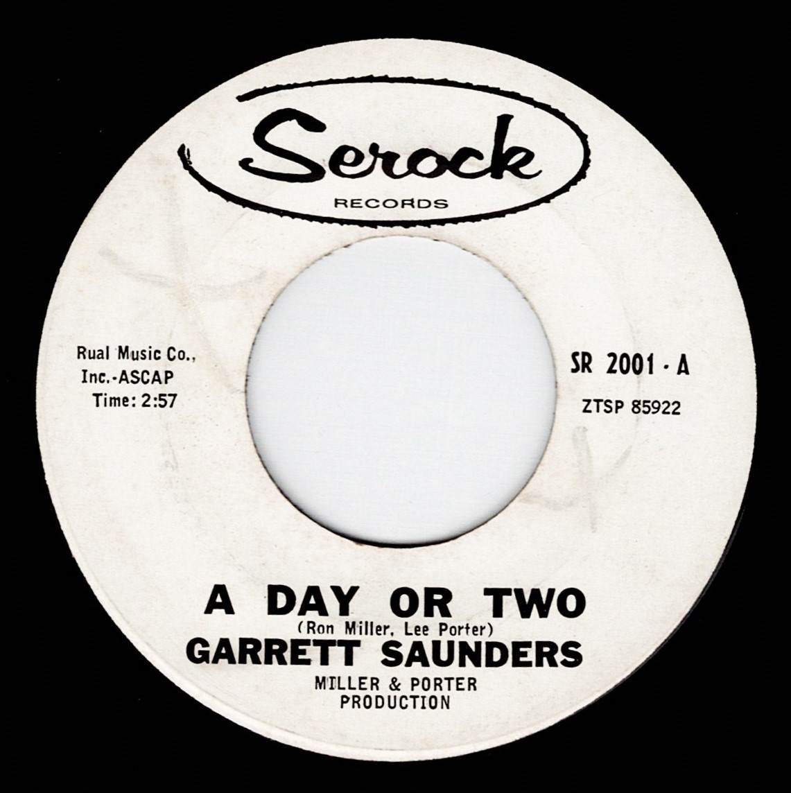 Garrett Saunders / A Day Or Two ♪ Easier Said Than Done (Serock)