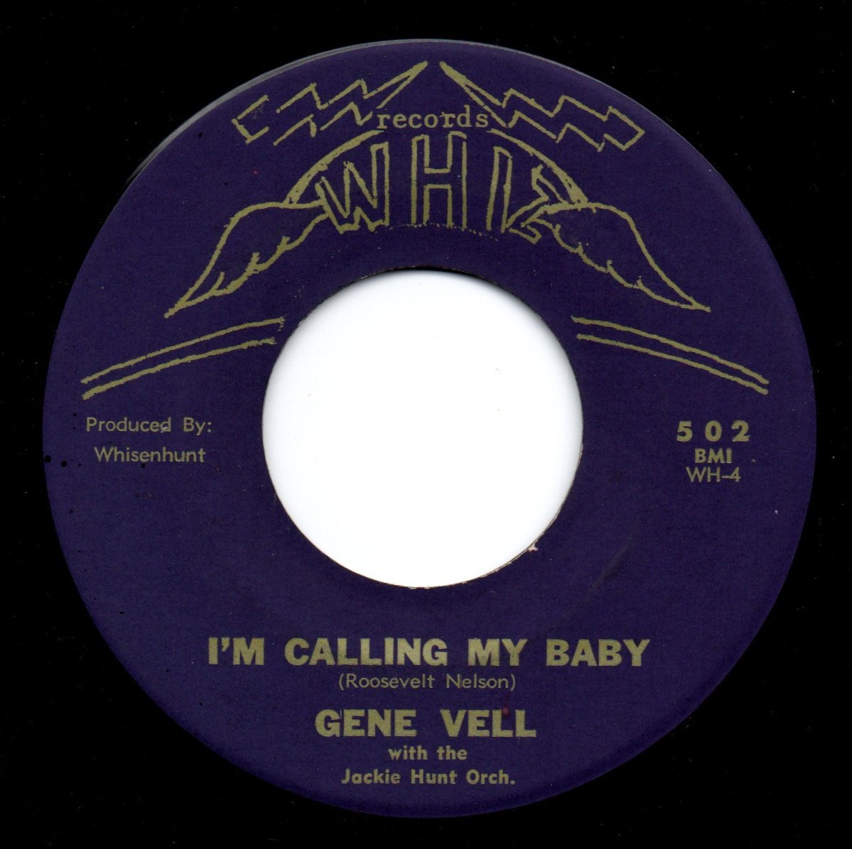 Gene Vell / I’m Calling My Baby ♪ Screaming All Night Long (Whiz) _画像1