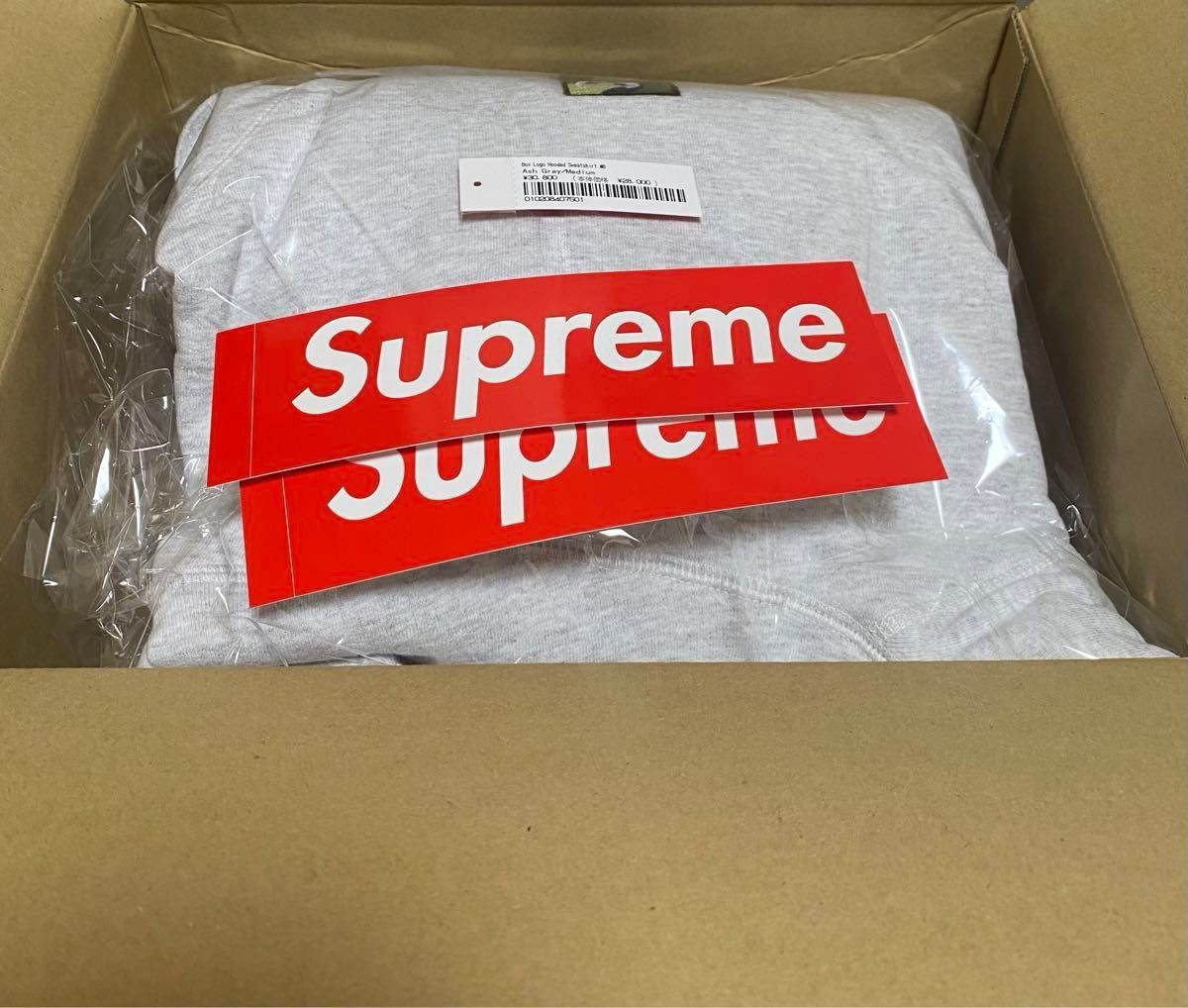 Supreme Box Logo Hooded Sweatshirt Ash Grey Mサイズ NIGO Supreme Box Logo Hooded Sweatshirt Ash Grey Mサイズ NIGO