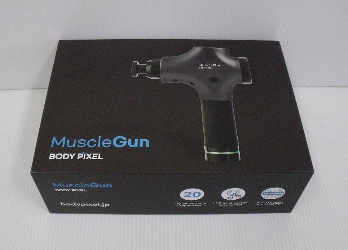 BODY PIXEL マッサージガン MuscleGun PRO GRAY 標準セット囗T巛_画像4