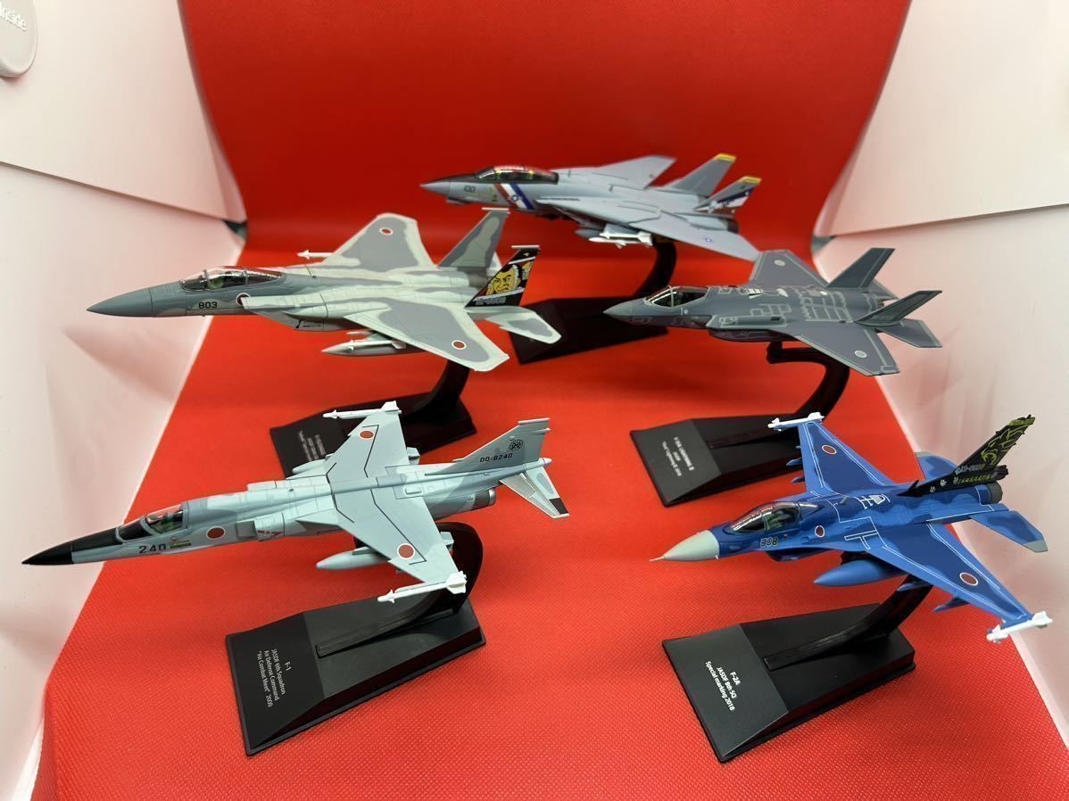 アシェット　エアファイターコレクション　自衛隊F-1／F-4EJ改／F-15J／F-2A／F-35A + F-14D 8機_画像1