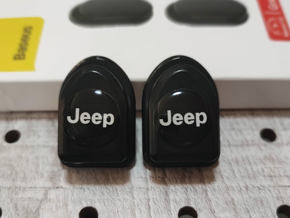 Jeep アクセサリーフック 2P■クライスラー・ジープ ラングラー アンリミテッド グランドチェロキー コンパス レネゲード_画像1