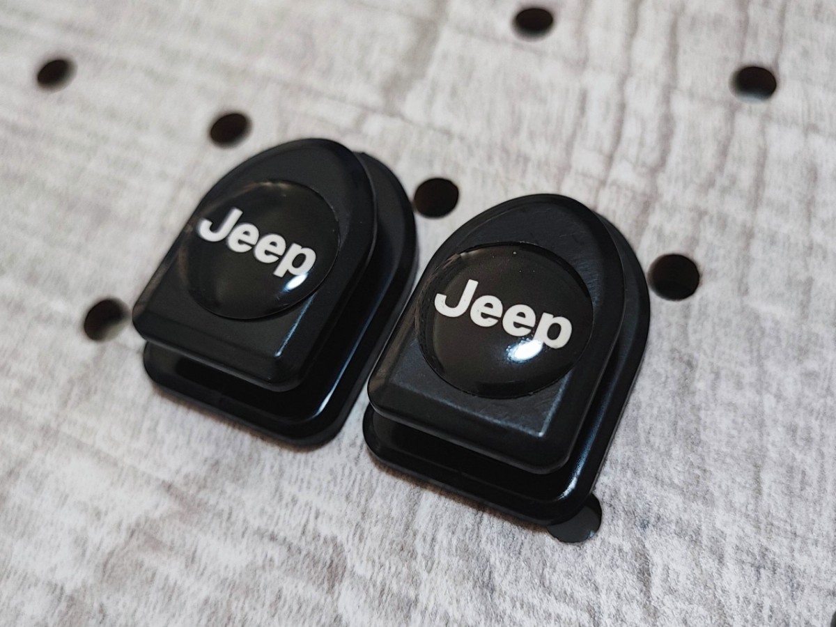 Jeep アクセサリーフック 2P■クライスラー・ジープ ラングラー アンリミテッド グランドチェロキー コンパス レネゲード_画像5