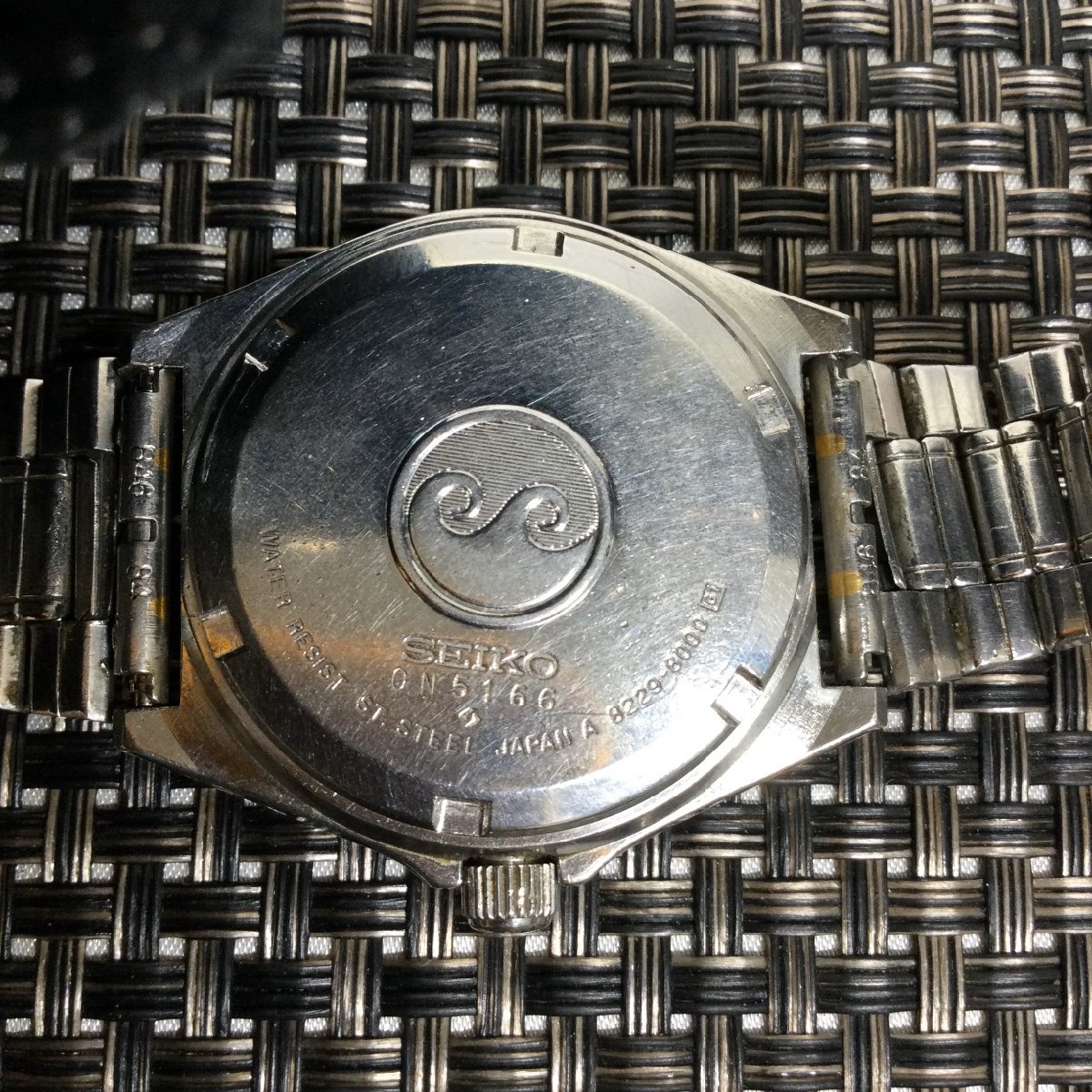 【現状保管品/インボイス登録店/TO】SEIKO セイコー Silver Wave シルバーウェーブ 8229-8000 シルバー系 QZ 腕時計 稼働品 HA1207/0016_画像6