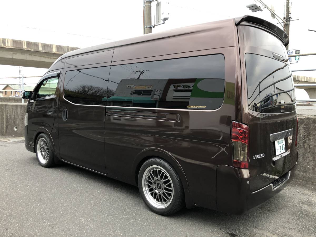 ★超美車！NV350キャラバン　スパロンワイド★8ナンバー4WDディーゼル★カスタム多数！トランポやキャンプ車中泊に！山口より！_画像3