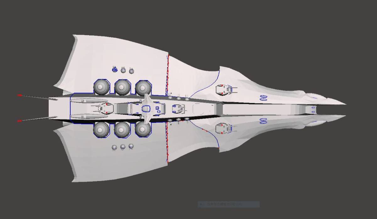 1/1700 レウルーラ 3Dプリント 未組立 宇宙船 宇宙戦艦 Rewoola Spacecraft Space Ship Space Battleship SF_画像6