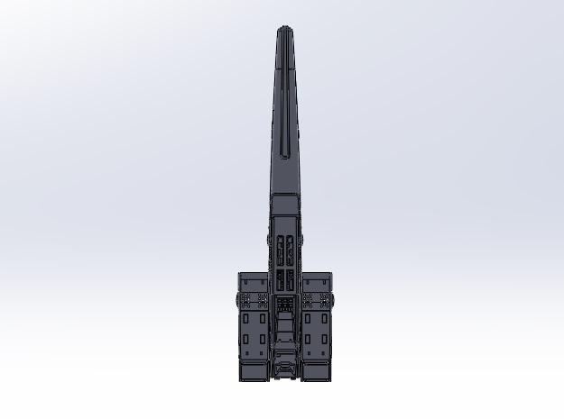1/5000 バレンダウン 3Dプリント 未組立 帝国軍 IMPERIAL VALENDOWN 3D PRINT 宇宙戦艦 Spacecraft Space Ship Space Battleship SF_画像3
