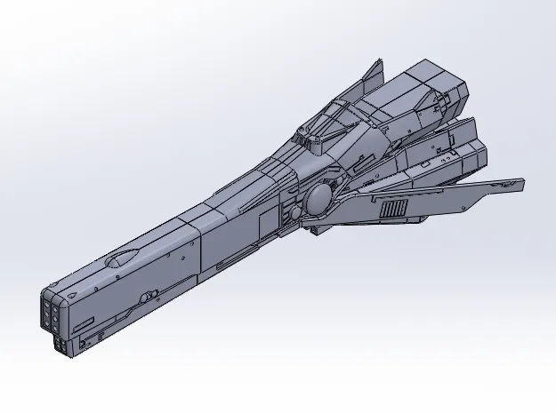 1/5000 高速戦艦 3Dプリント 未組立 帝国軍 IMPERIAL FAST BATTLESHIP 3D PRINT 宇宙戦艦 Spacecraft Space Ship Space Battleship SF_画像6