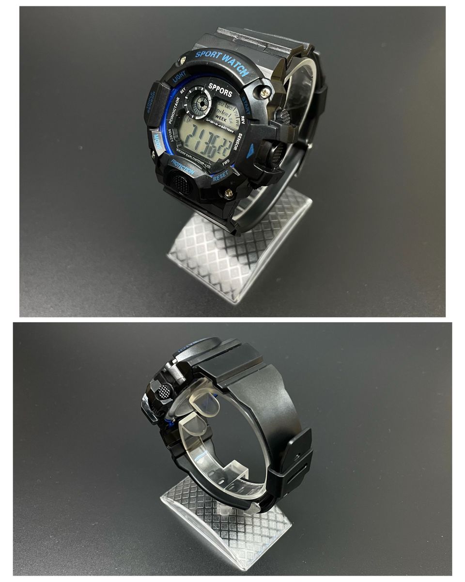 スポーツ腕時計　腕時計　時計　デジタル式  LED デジタル腕時計　デジタル 自転車　スポーツ  アウトドア キャンプ　ランニング