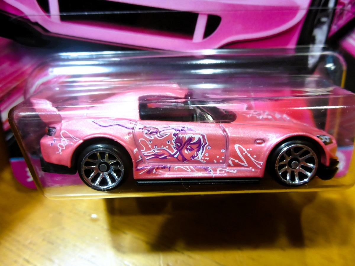 【HOT WHEELS】ワイルドスピード 5台セット WOMAN OF FAST (HONDA S2000 MAZDA RX-8 GT40 ポルシェケイマン コルベット ワイスピ) _画像2