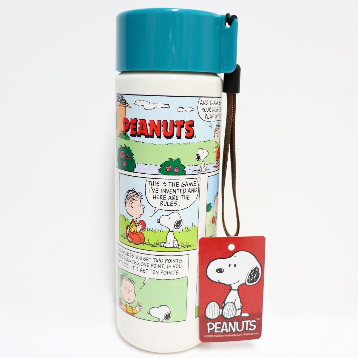 ★スヌーピー ピーナッツ SNOOPY PEANUTS 新品 水分補給 耐熱 耐冷 水筒 ウォーターボトル ボトル 水筒 500ml[MT33219-BLU]一 ACC★QWER★_画像1