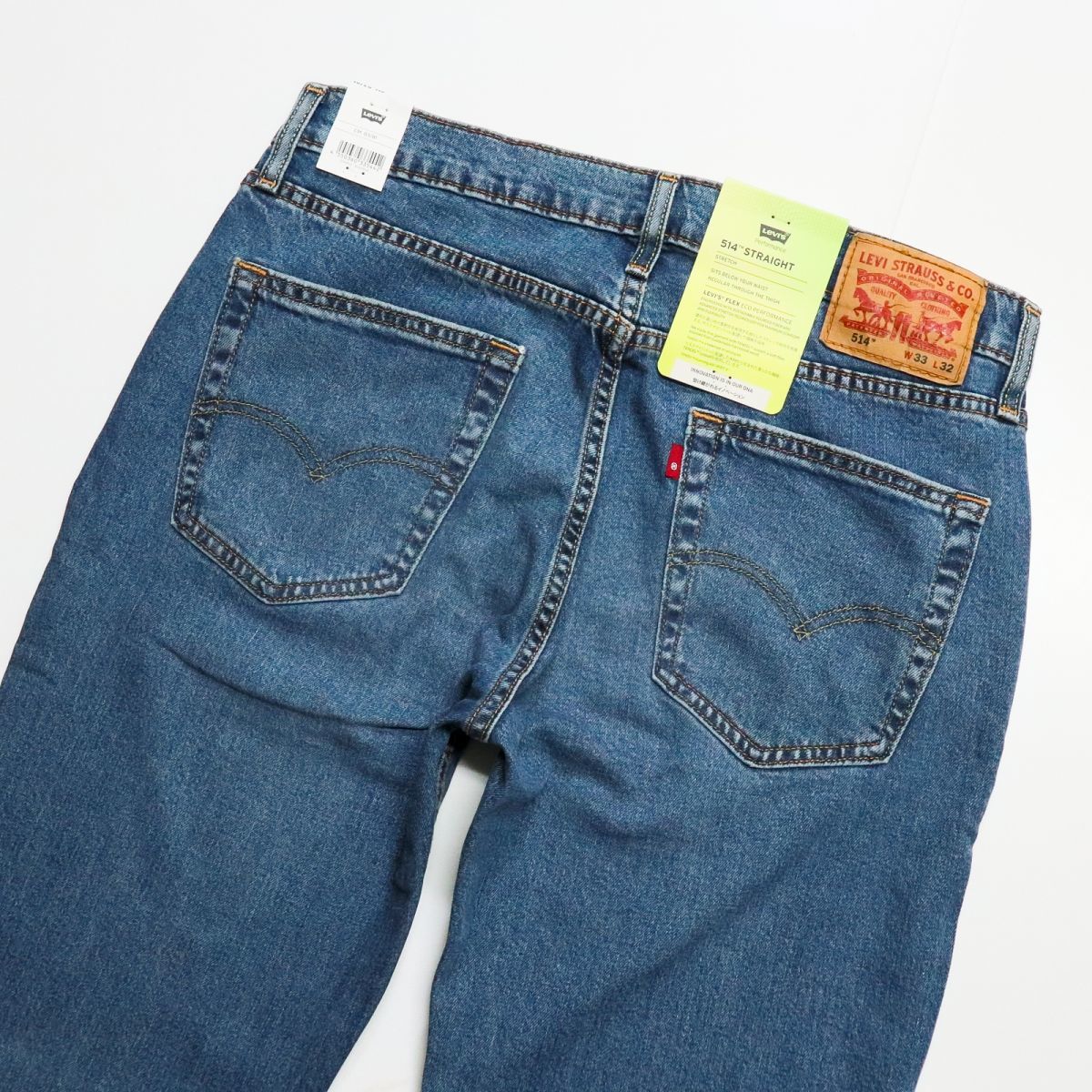 ★リーバイス Levis 514 FLEX 新品 メンズ 着心地◎ ストレッチ ストレート ジーンズ デニム パンツ 33インチ [00514-1537-33]四 弐★QWER_画像1