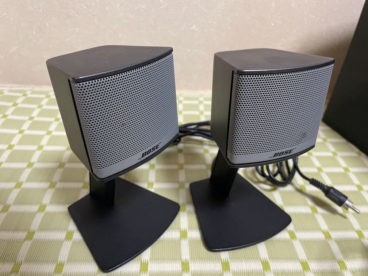 Bose ボーズ Companion 3 series II スピーカーシステム 2.1chスピーカー マルチメディアスピーカー マイクロキューブ_画像3