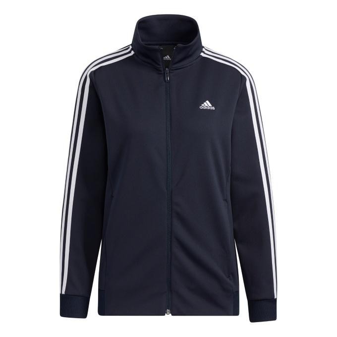 [ new goods ] postage 299 jpy L size Adidas jersey top 3 stripe sJIL43 lady's Legend ink navy navy blue H29517 511adii