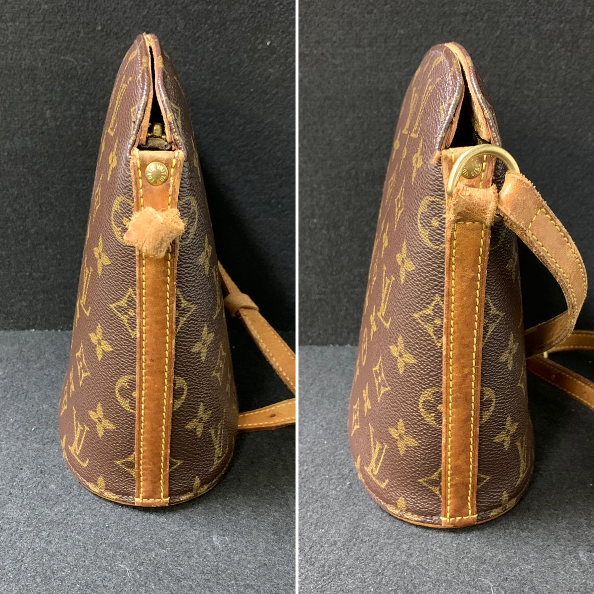 MI0511-90　ゆうパック着払い 訳あり Louis Vuitton ドルーオ M51290 ルイヴィトン モノグラム ショルダーバッグ 鞄_画像5