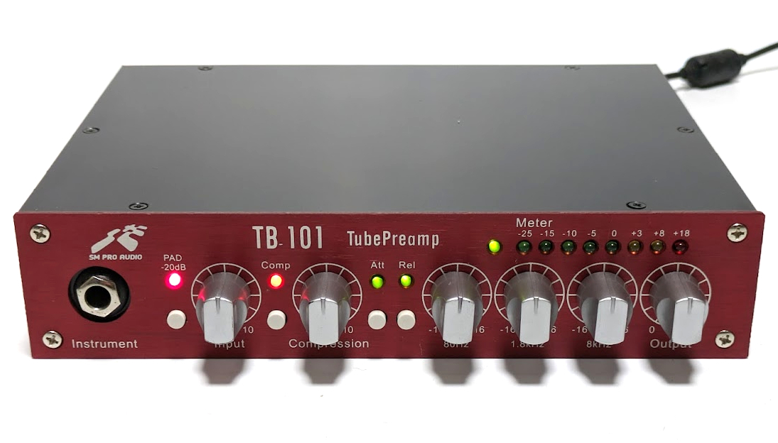 SM PRO AUDIO TB-101 真空管 マイク プリアンプ Tube Preamp コンプレッサー EQ 〈管理番号:K231228〉_画像2