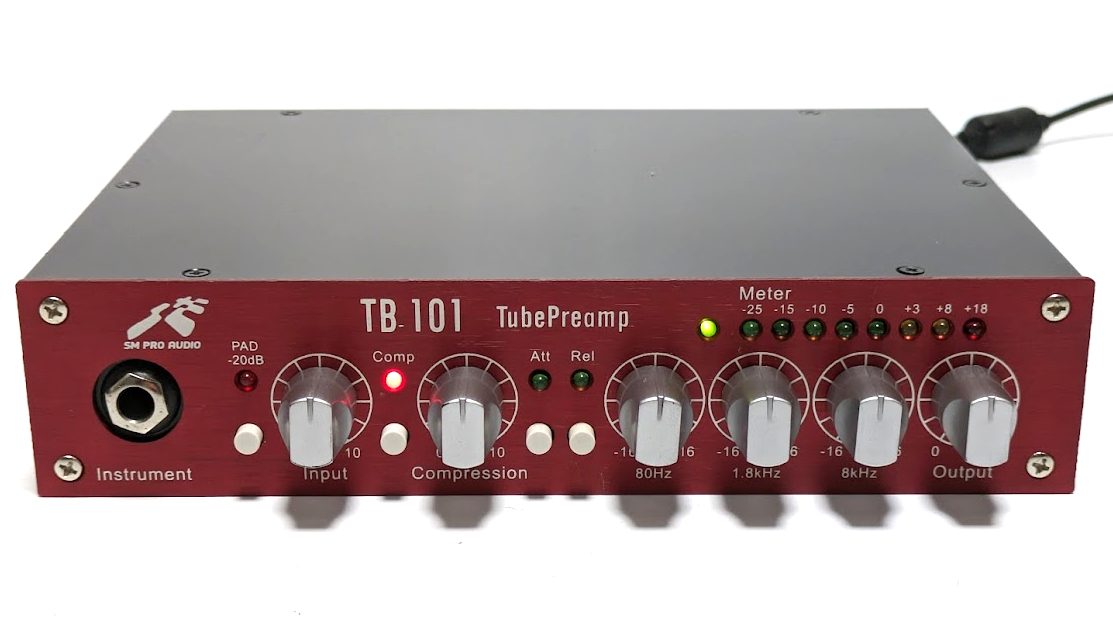 SM PRO AUDIO TB-101 真空管 マイク プリアンプ Tube Preamp コンプレッサー EQ 〈管理番号:K231228〉_画像1